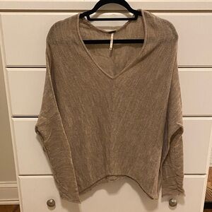 Free People V-Neck Women's Knit